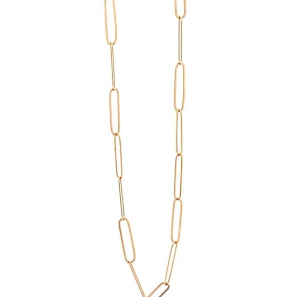 Unbranded Jewelry - 18K Yellow Gold Bracelet Paperclip 0.96 gram Size 8 inches